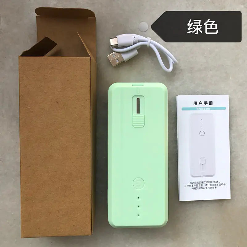 Mini Rechargeable Handheld Heat Sealer for Food Bags