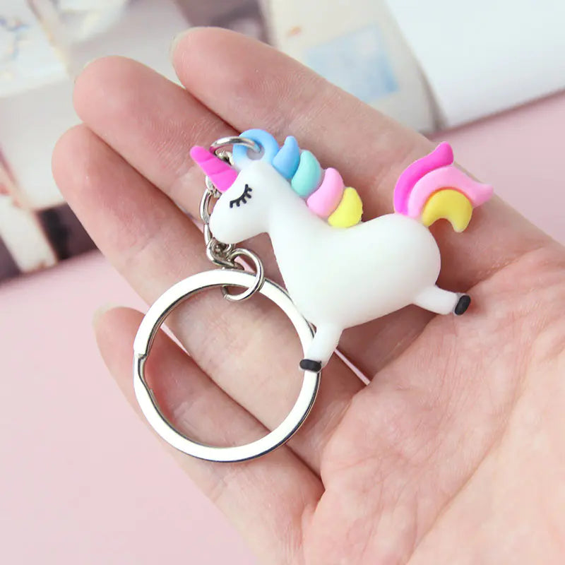 Unicorn Plush Keychain Pendant for Bags and Accessories