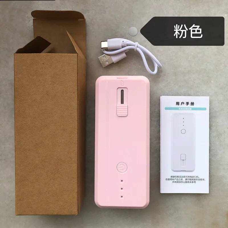 Mini Rechargeable Handheld Heat Sealer for Food Bags