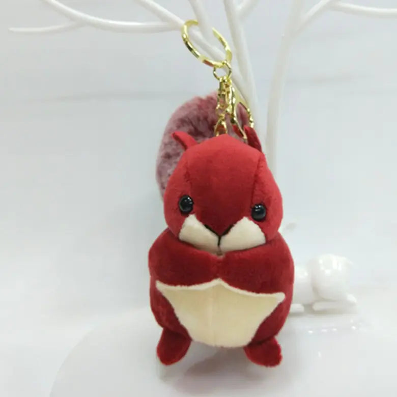 Fashionable Squirrel Keychain Pendant for Bags & Gifts