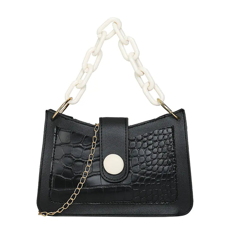 Women's Stone Pattern Underarm Shoulder Messenger Bags