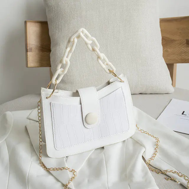 Women's Stone Pattern Underarm Shoulder Messenger Bags