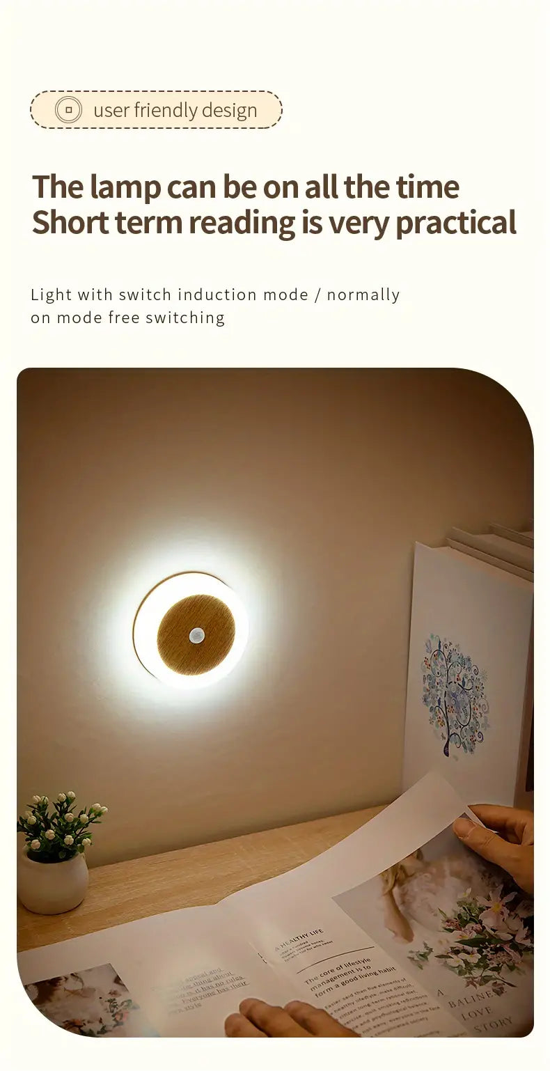 1pc PIR Motion Sensor LED Wardrobe Night Light