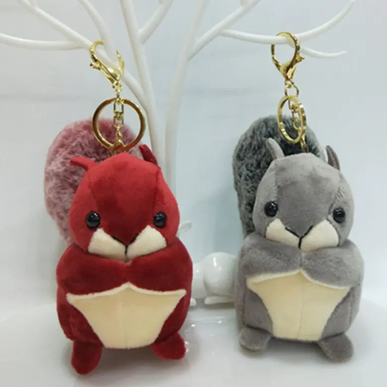 Fashionable Squirrel Keychain Pendant for Bags & Gifts