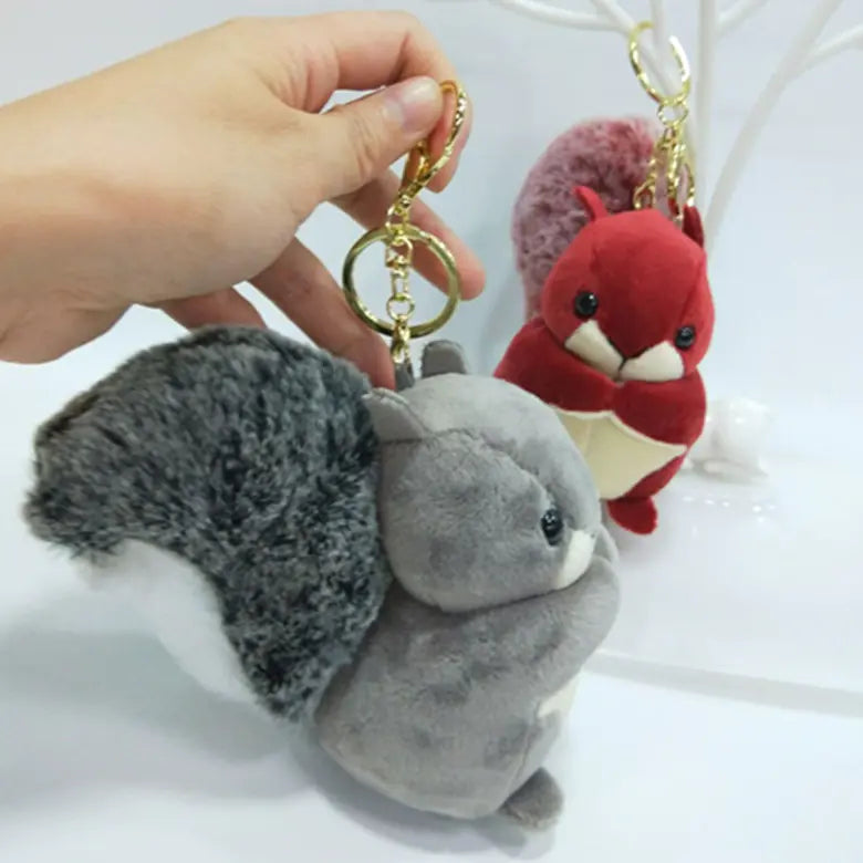 Fashionable Squirrel Keychain Pendant for Bags & Gifts