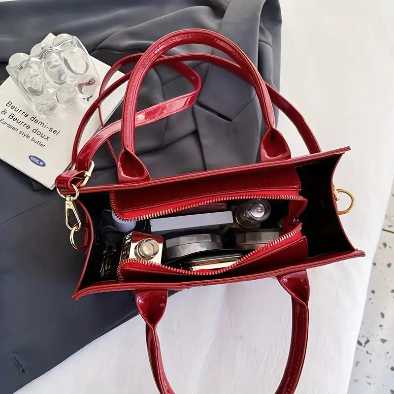 Fashionable Women's Crocodile Pattern Crossbody Bags