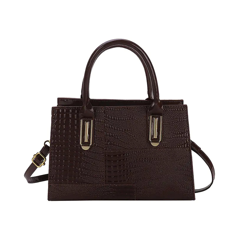 Fashionable Women's Crocodile Pattern Crossbody Bags