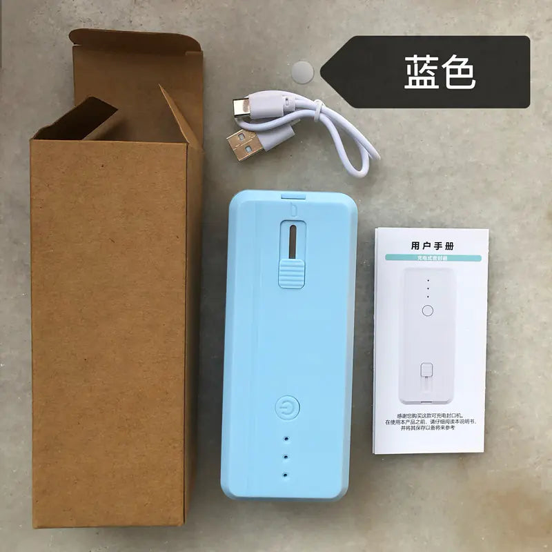 Mini Rechargeable Handheld Heat Sealer for Food Bags