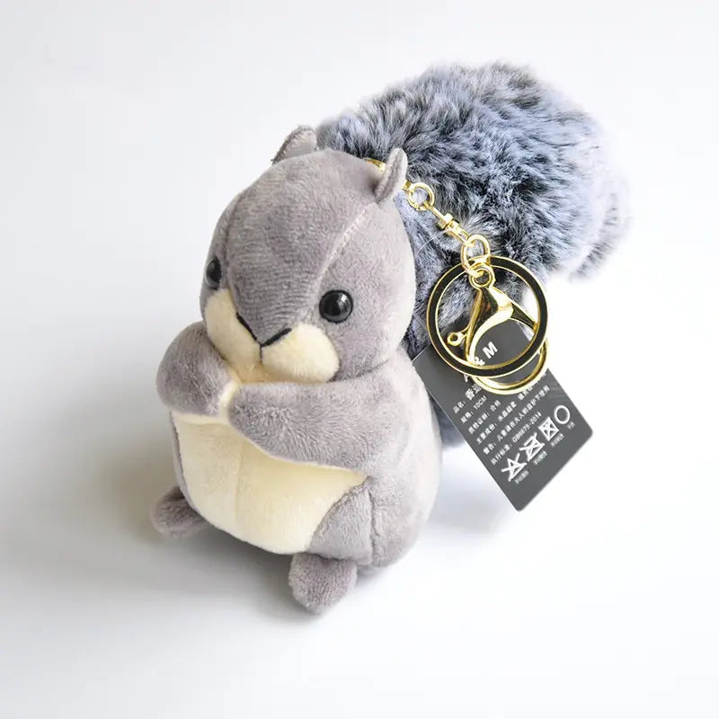 Fashionable Squirrel Keychain Pendant for Bags & Gifts