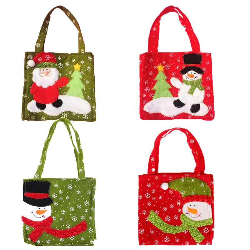 Christmas Gift Bags and Candy Bag Decorations